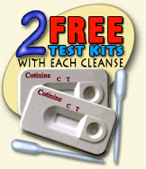 2 Free Test Kits Included With Every Cleanse!